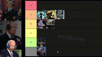 Trump, Biden, and Obama Make a SoulsBorne Tier List - Ranking from Best to Worst... Which SoulsBorne Do Presidents Like the Most?