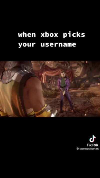 when Xbox picks your username