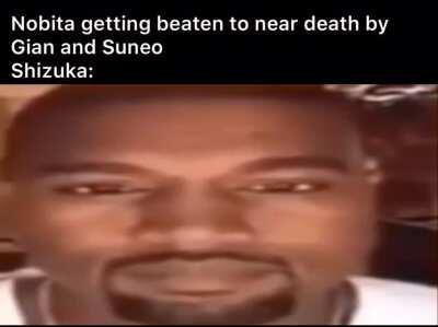 She just stands there like: