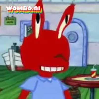 Mr.krabs sings you a song