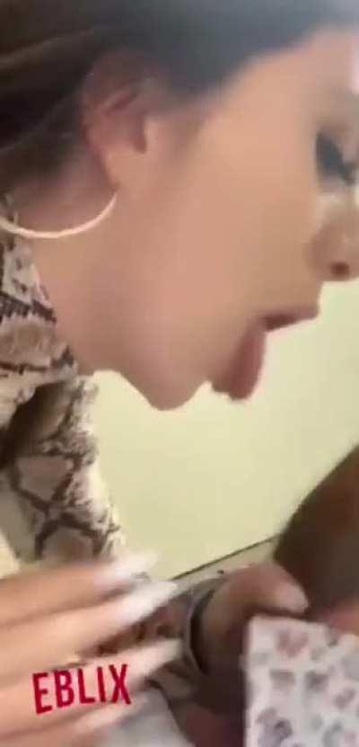 In the mens restroom