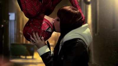 MJ thanks Spider-Man for saving her 