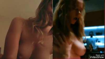 Aimee Lou Wood and Sydney Sweeney.