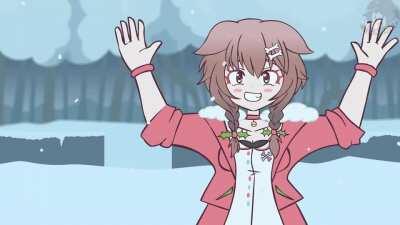 Korone Christmas animation