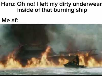 I am a machine that turns time into a haru shitpost