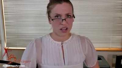 Xev bellringer big tits at office Pt.1