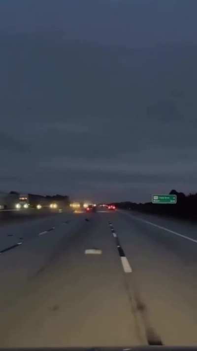 Plane makes emergency landing on top of a car