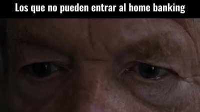 Los que no pueden entrar al home banking ahora