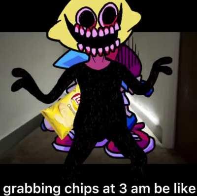 I run down my hallway in fear lmao 😭✋