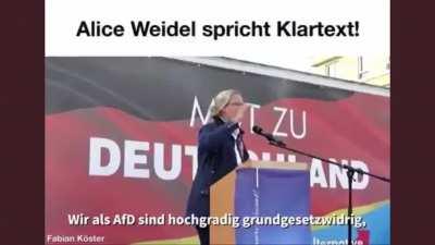 Wir als AfD. Wirklich schlimm.