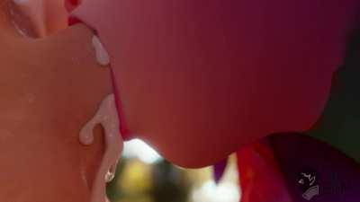 Neeko riding, handjob, tailjob, creampied(Extended) (TheCount) [League of Legends]