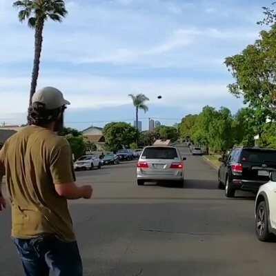 A Professional Cornholer.