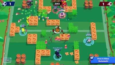 Apparently if you end Colette's super near a wall it cancels the return part of it. Any situations where this could be useful? I did it by accident here but it's sort of easy to replicate.