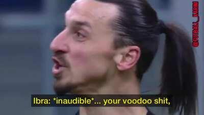 Football Freakout: Zlatan vs. Lukaku during yesterday's derby. “Go do your voodoo s***