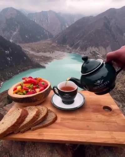 The perfect view for breakfast