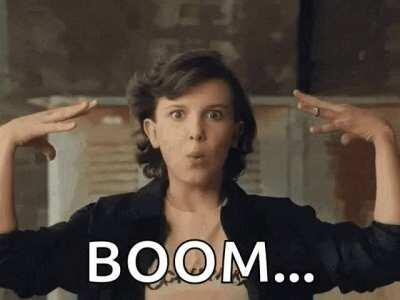 Millie bobby brown gets her mind blown! 😆