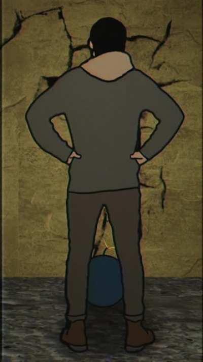 Cracked walls in video games