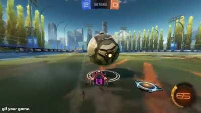 accidentally hit a crazy flip reset scoop