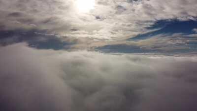 I almost lost my drone doing this but the view was worth it.