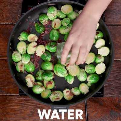 Halloumi Brussel Sprouts