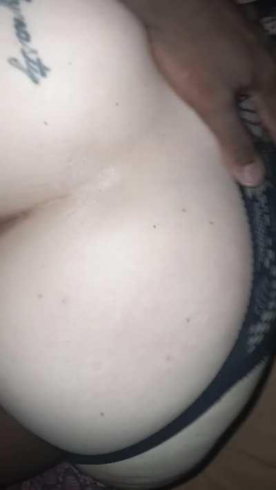 Giving backshots to my thick ass manager. Her white husband don't know she love young Black dick.