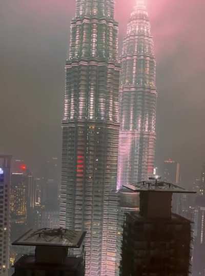 The Petronas Towers in Malaysia