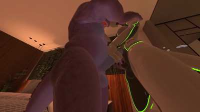 Sometimes, you just need to give each other a hand. 😈 (Anthro Heat) [M/I]