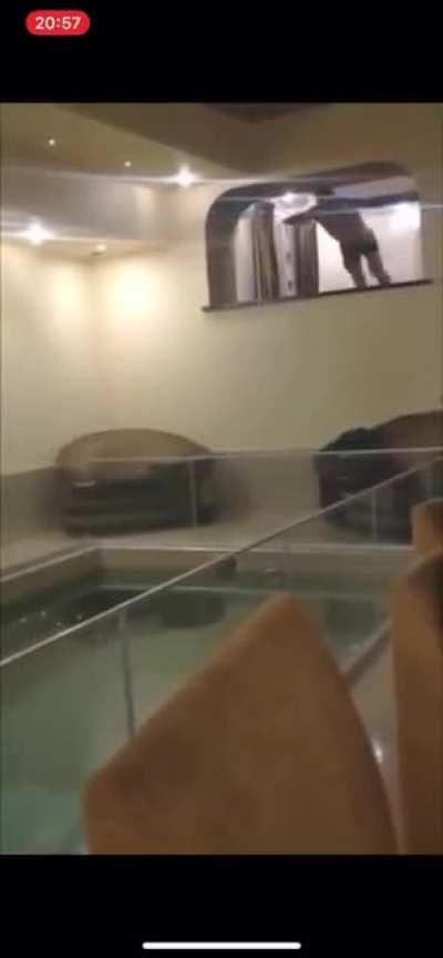 Gold medal dive at the dipshit olympics [fixed audio]