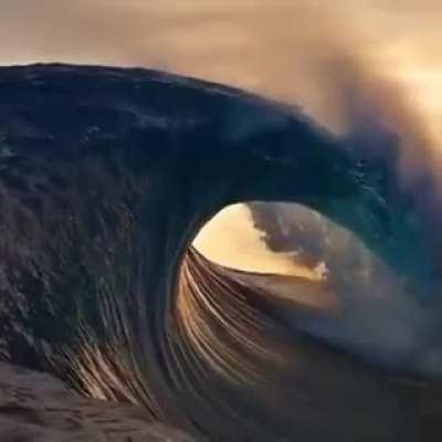 Waves touching the clouds