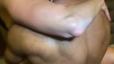 My cuckold husband encourages me to find superior men to satisfy my cravings. Sometimes he even finds them for me. This particular Bull just manhandled me as a Hotwife should be 