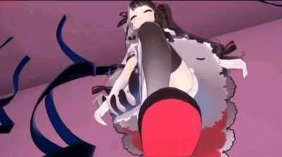 Yorumi stepping on you.