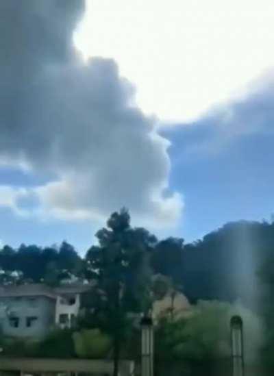 Raining on a single car.