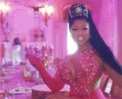 Nicki minaj telling us to jack off to her