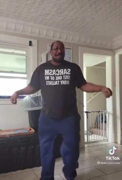 My man unleashed the forbidden dance.