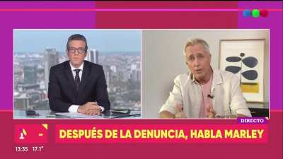 Despues de la denuncia, habló Marley