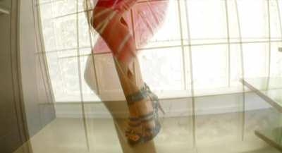 Francesca looks incredible wearing latex outfit