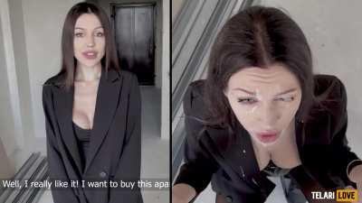 Ooops! My face covered in cum again