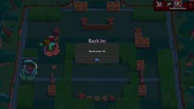 (After balance changes) Otis super when throwing a star at the enemy then after got me death, got server error