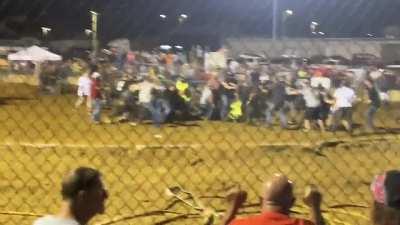 Local fair group fight