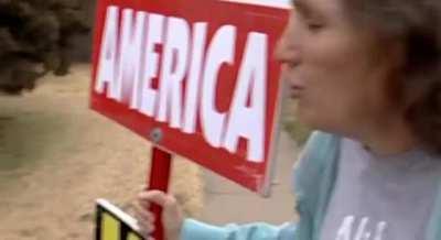 Westboro Baptist Church kids hold up signs they can't even read