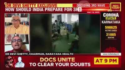 India's best cardiologist Mr. Devi Shetty praises the Govt's actions to counter the second wave of Covid.