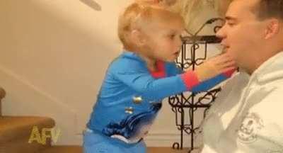 Hope that kid doesn't try to reproduce this trick