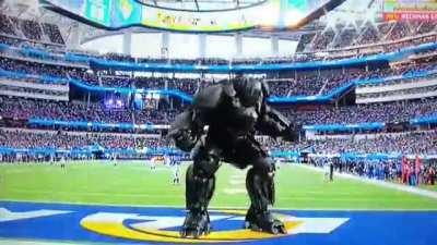 Optimus Primal spotted at the NFL