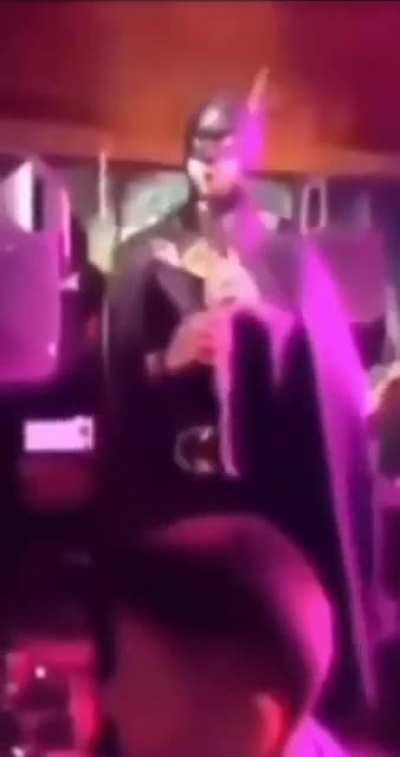 Batman playing the clarinesht