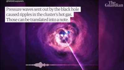 Nasa reveals what a black hole sounds like!! 😮😮