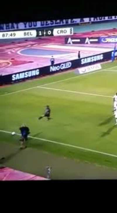 to keep the ball from going out of bounds