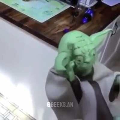 A ANIME BITCH slaped yoda >:(