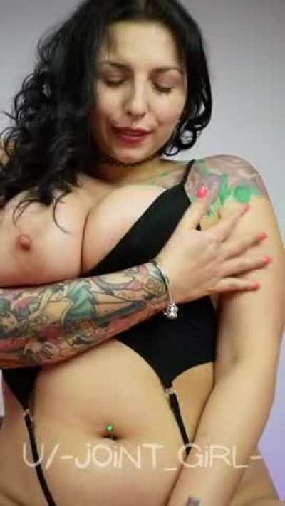 Mommy loves when you look at her tits like a naughty boy (OC)