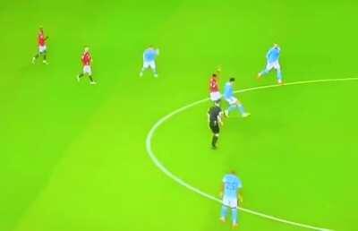 Slick footwork by Fred