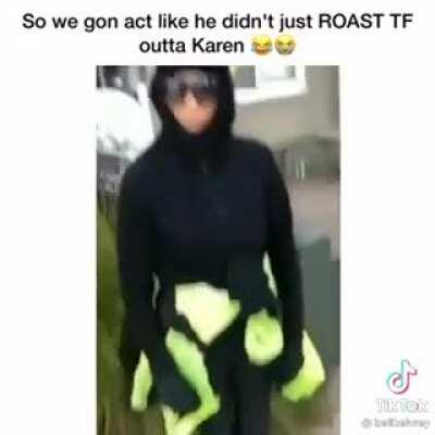 Queen Karen gets absolutely roasted after telling person to “Go back to Oakland”